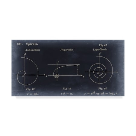 Trademark Fine Art Jason Johnson 'Mathematics Iii' Canvas Art, 12x24 WAG05305-C1224GG